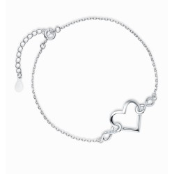 Silver (925) bracelet -...