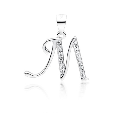 Sterling Silver Pendant M