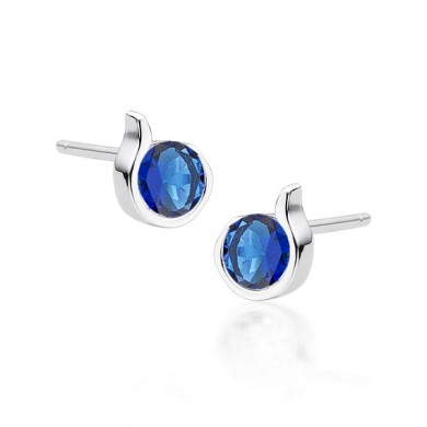 Silver (925) earrings with...