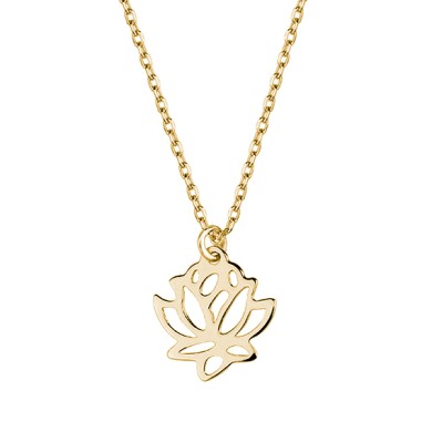 Sterling Silver Neclace Lotus
