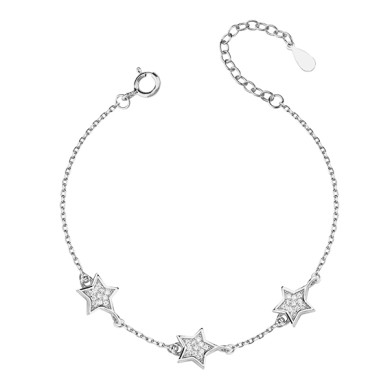 Silver (925) bracelet with...