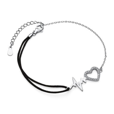 Silver (925) bracelet with...