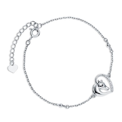 Silver (925) bracelet -...