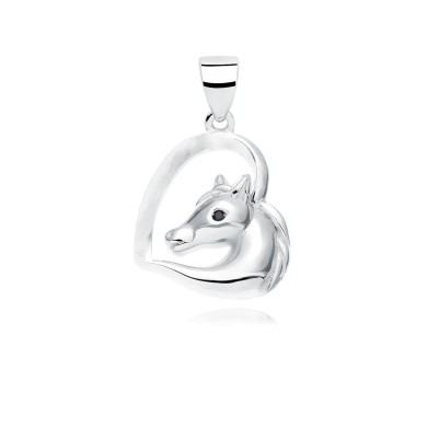 Silver (925) heart pendant...