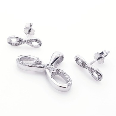 Sterling Silver set Infinity