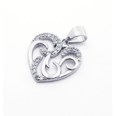 Silver (925) pendant Heart