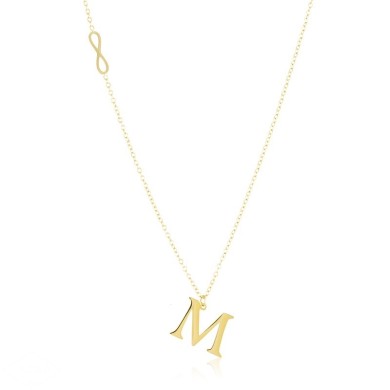 Stainless Steel Necklace 'M'