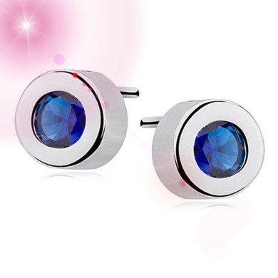 Silver (925) round earrings...