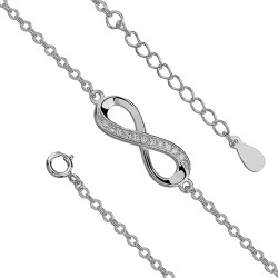 Silver  bracelet Infinity...