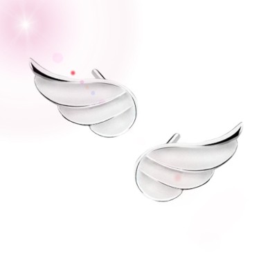 Silver (925) earrings - wings