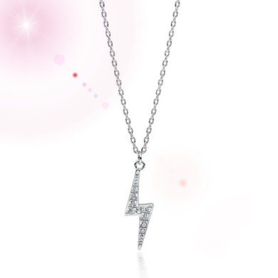 Silver (925) necklace -...