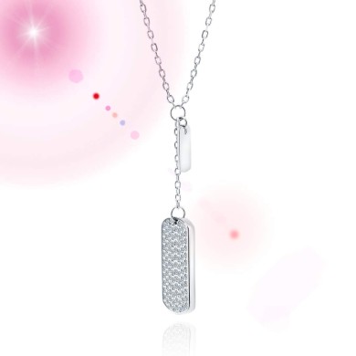 Silver (925) necklace -...