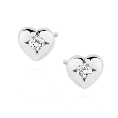 Silver (925) heart shape...