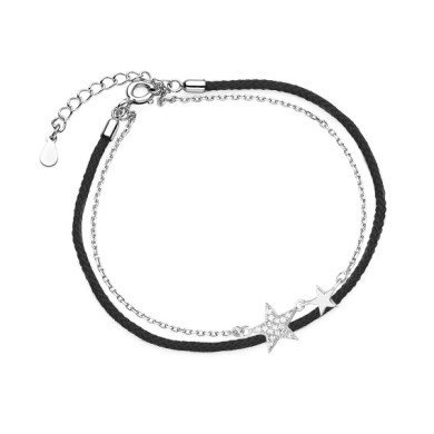 Silver (925) bracelet with...