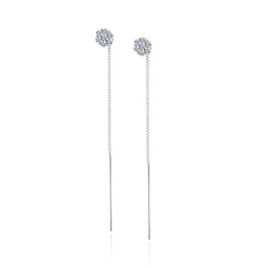 Silver (925) earrings -...