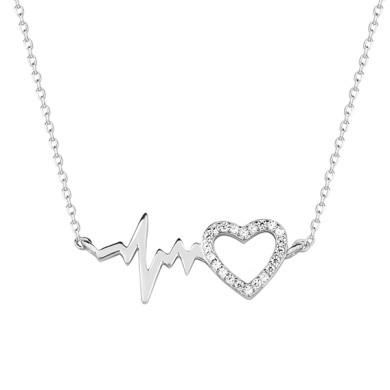 Silver (925) necklace -...