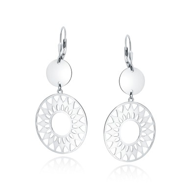 Silver (925) earrings -...